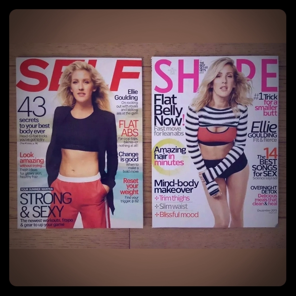 ELLIE GOULDING MAGAZINES - LOT OF TWO (2) MAGS  //